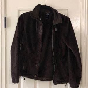 Brown fleece jacket